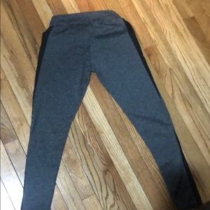 Grey yoga pants